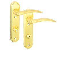 Ручки на планці Фінг к/п 72 WC OLV золото